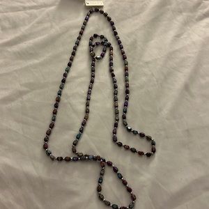 Purple Gemstone Necklace